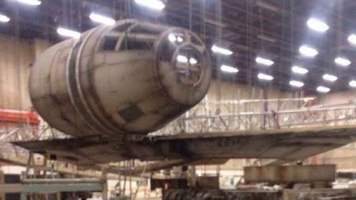 Uh, guys, it’s the Millennium Falcon! (I might be geeking out just a little right now!)
