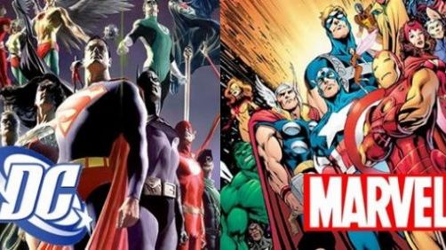 Marvel vs. DC Movie Release Schedule Infographic