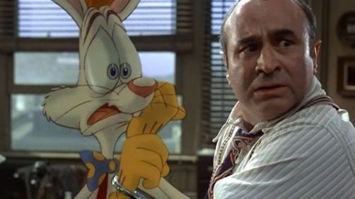 The Talented Bob Hoskins Acting on Blue Screen for ‘Who Framed Roger Rabbit’