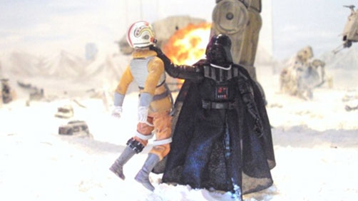 140-Square Foot Battle of Hoth in Living Room