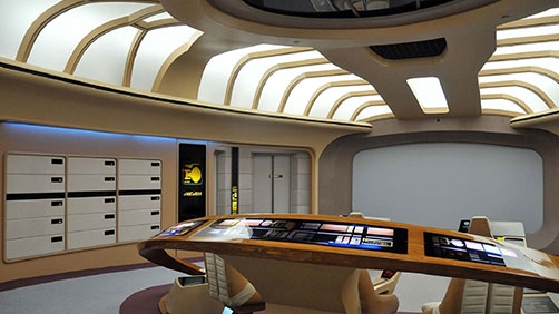 Restoring the Enterprise D Bridge Set