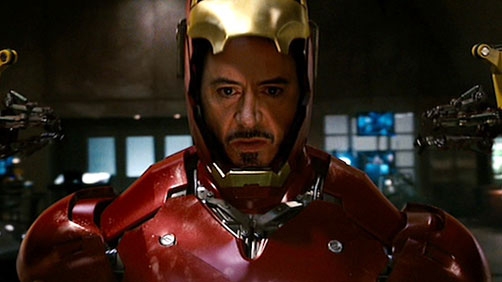 Tony Stark’s House Blowing Up Around Him