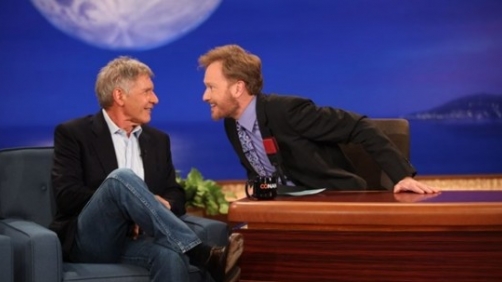 Conan Bribes Harrison Ford for ‘Star Wars’ Details (Video)