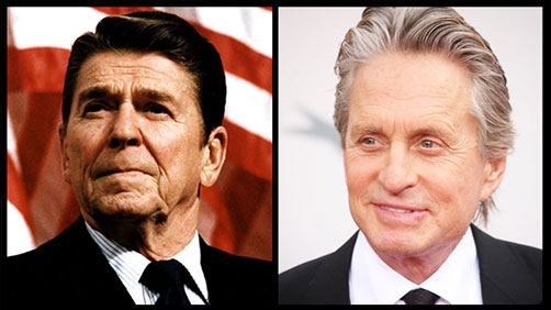 Michael Douglas as Ronald Reagan