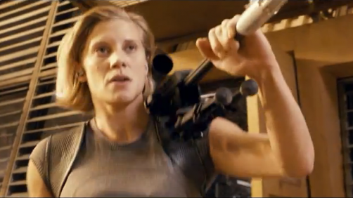 On the ‘Riddick’ Set with Katee Sackhoff