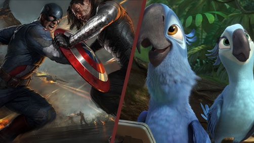 ‘Captain America 2’ Flies Right Over ‘Rio 2’